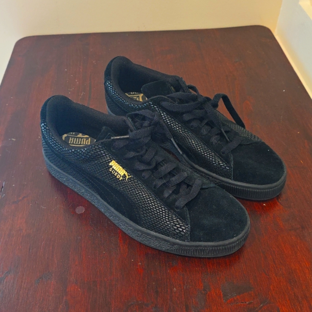 Puma Black Textured Women's Sneakers